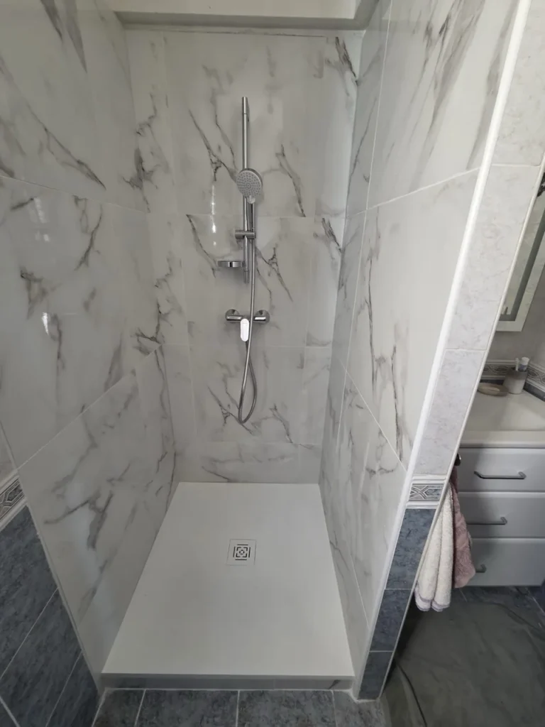 Avant / Après : une douche transformée