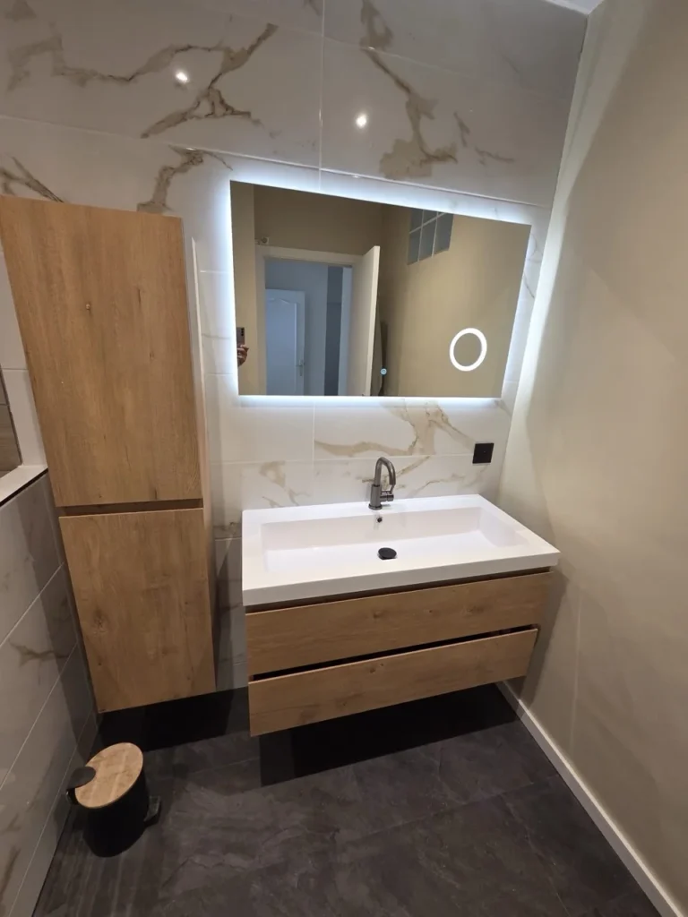 Renovation salle de bain avant après