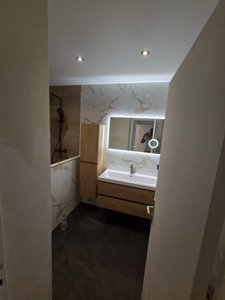 Renovation salle de bain avant après